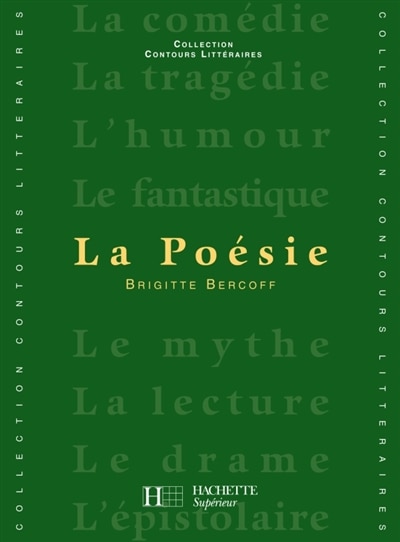 Front cover_La poésie