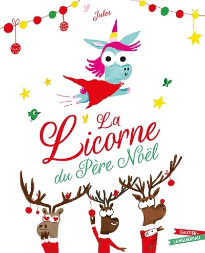 Front cover_La licorne du P&egrave;re No&euml;l