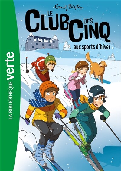 Couverture_Le club des Cinq aux sports d'hiver