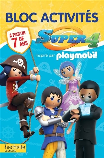 Front cover_Playmobil Super 4 Bloc Activités À Partir De 7 Ans