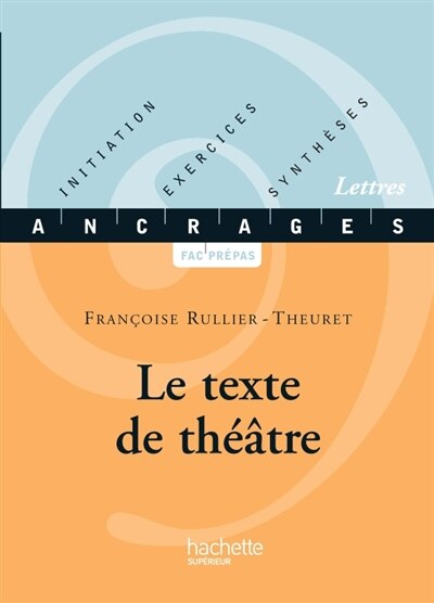Front cover_Le texte de théâtre