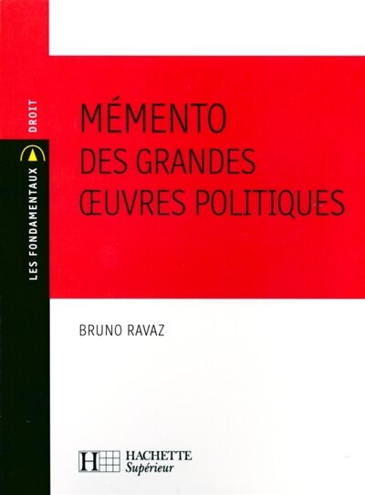 Couverture_Mémento des grandes oeuvres politiques
