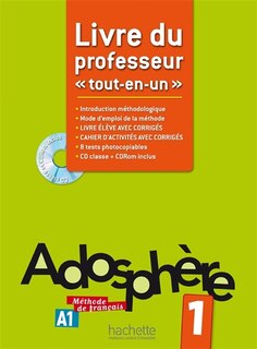 Adosphère 1 - Livre Du Professeur: Adosphère 1 - Livre Du Professeur