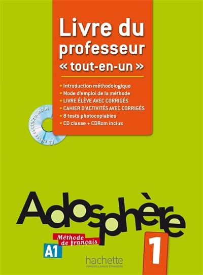 Adosphère 1 - Livre Du Professeur: Adosphère 1 - Livre Du Professeur