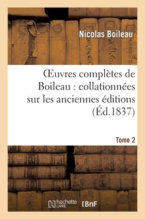 Front cover_Oeuvres Complètes de Boileau. Tome 2