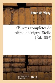 Front cover_Oeuvres Complètes de Alfred de Vigny. Stello