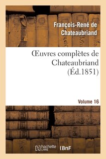 Front cover_Oeuvres Complètes de Chateaubriand. Volume 16