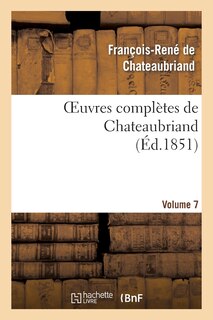 Front cover_Oeuvres Compl&egrave;tes de Chateaubriand. Volume 07
