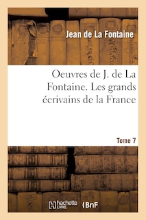 Front cover_Oeuvres de J. La Fontaine. Fragments du Songe de Vaux