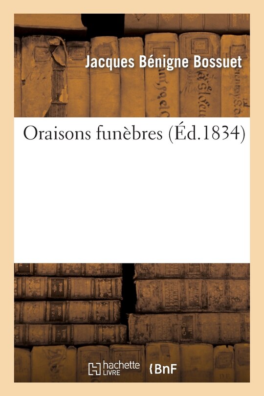 Front cover_Oraisons Funèbres