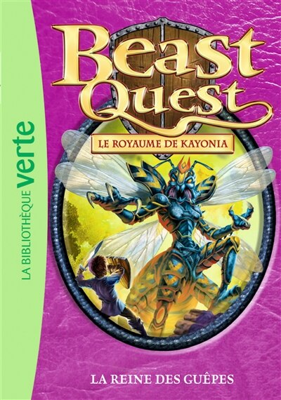 Couverture_Beast quest, Vol. 40. Le royaume de Kayonia : la reine des guêpes