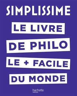 Couverture_Simplissime : le livre de philo le + facile du monde