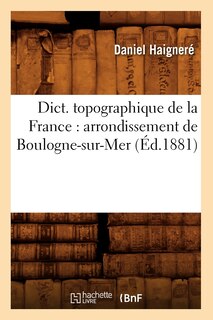 Front cover_Dict. topographique de la France