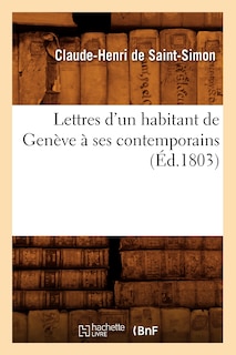 Front cover_Lettres d'Un Habitant de Genève À Ses Contemporains (Éd.1803)