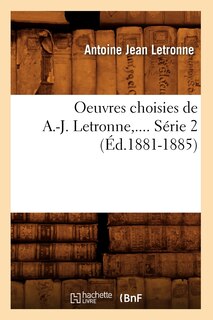Front cover_Oeuvres Choisies de A.-J. Letronne. Série 2 (Éd.1881-1885)