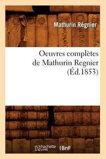 Front cover_Oeuvres Complètes de Mathurin Regnier (Éd.1853)