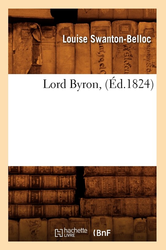 Front cover_Lord Byron, (Éd.1824)