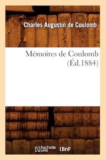Front cover_Mémoires de Coulomb (Éd.1884)