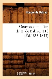 Front cover_Oeuvres Complètes de H. de Balzac. T18 (Éd.1853-1855)