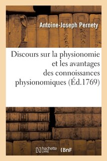 Couverture_Discours Sur La Physionomie Et Les Avantages Des Connoissances Physionomiques