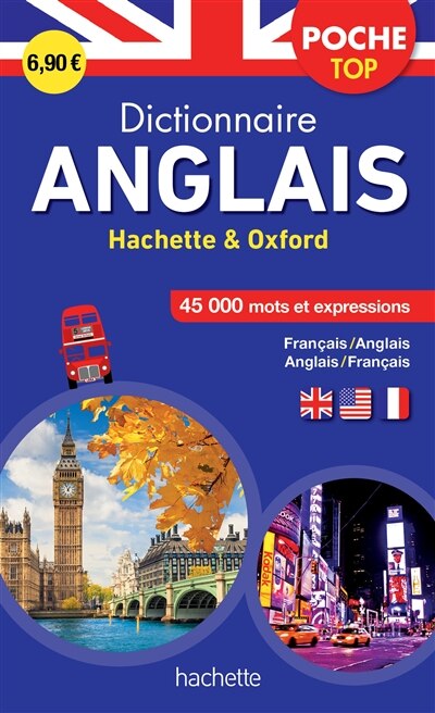 Front cover_Dictionnaire poche top anglais Hachette & Oxford