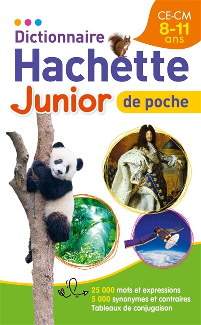 Front cover_Dictionnaire Hachette junior poche 8 11 ans