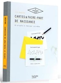 Front cover_Cartes et faire-part de naissance : 20 projets (tendres) à réaliser soi-même