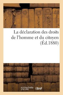 Front cover_La Déclaration Des Droits de l'Homme Et Du Citoyen