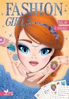 Couverture_Fashion girls -nail art & tatouages