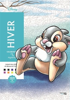 Front cover_Coloriages mystères Disney Hiver