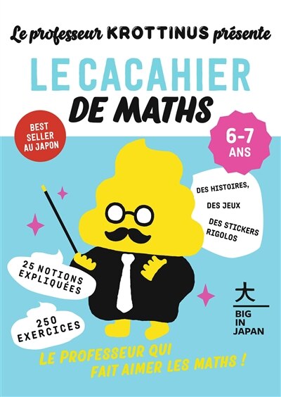 Couverture_Le cacahier de maths 6-7 ans