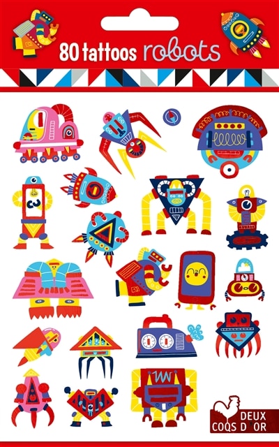 Front cover_80 TATTOOS ROBOTS