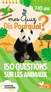Front cover_150 questions sur les animaux -nat.geo.