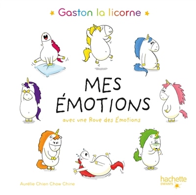 Couverture_Gaston la licorne. Mes émotions : avec une roue des émotions