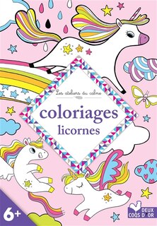 Front cover_Coloriages licornes