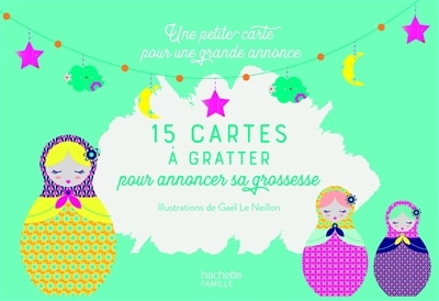 Front cover_20 cartes à gratter pour annoncer sa grossesse : une petite carte pour une grande annonce