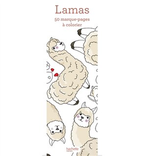 Front cover_Lamas -50 marque-pages a colorier