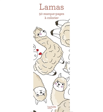 Front cover_Lamas -50 marque-pages a colorier