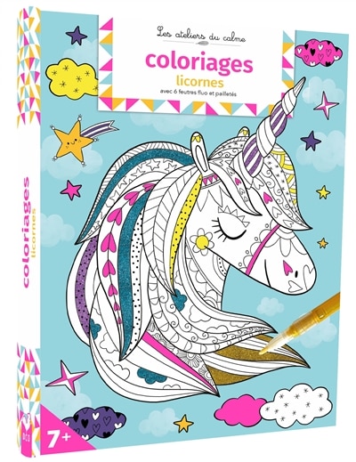 Couverture_Coloriages licornes