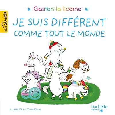 Front cover_GASTON LICORNE JE SUIS DIFFERENT COMME TOUT MONDE