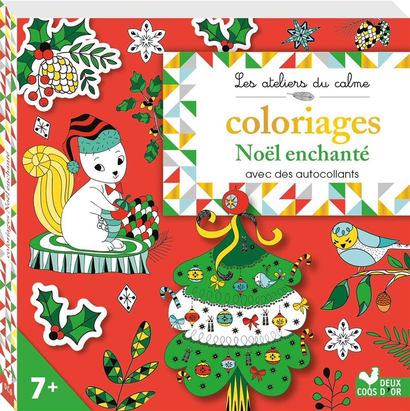 Coloriages noel enchante -avec des auto.