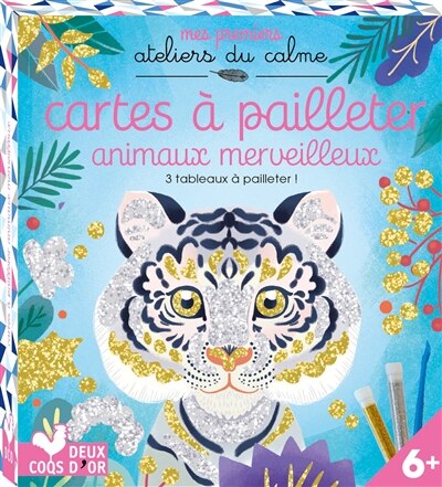 Couverture_Cartes a pailleter animaux merveilleux