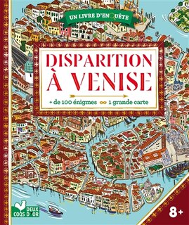 Front cover_Disparition à Venise : + de 100 énigmes, 1 grande carte