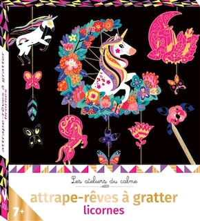 Mini Attrape-reves A Gratter Licornes..