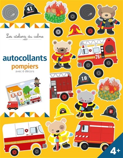 Front cover_Autocollants Pompiers -avec 6 Decors