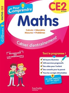 Front cover_Pour comprendre, maths CE2, 8-9 ans