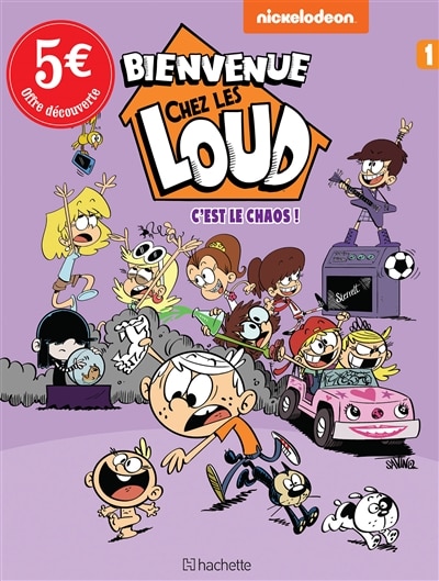Couverture_Bienvenue chez les Loud. C'est le chaos !, Vol. 1