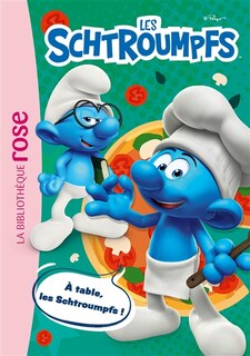 Couverture_A table, les Schtroumpfs !