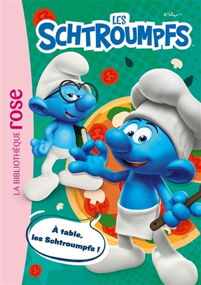 Couverture_A table, les Schtroumpfs !