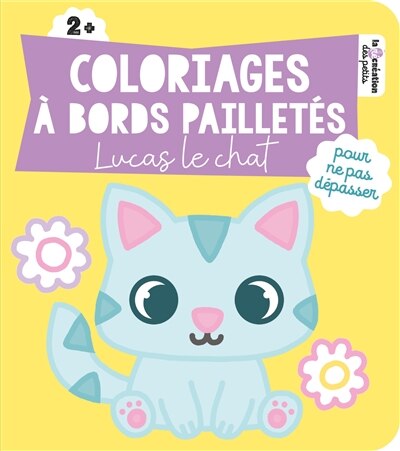 Couverture_Coloriages à bords pailletés
